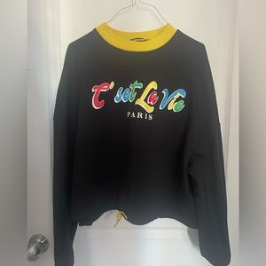 ‘C’est la vie’ sweatshirt